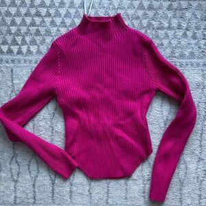 SHOWPO Pink Ribbed Sweater